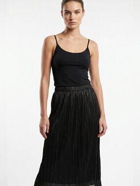 Vince Camuto Black Spaguetti Strap Dressy Top - NWT - M Top ONLY